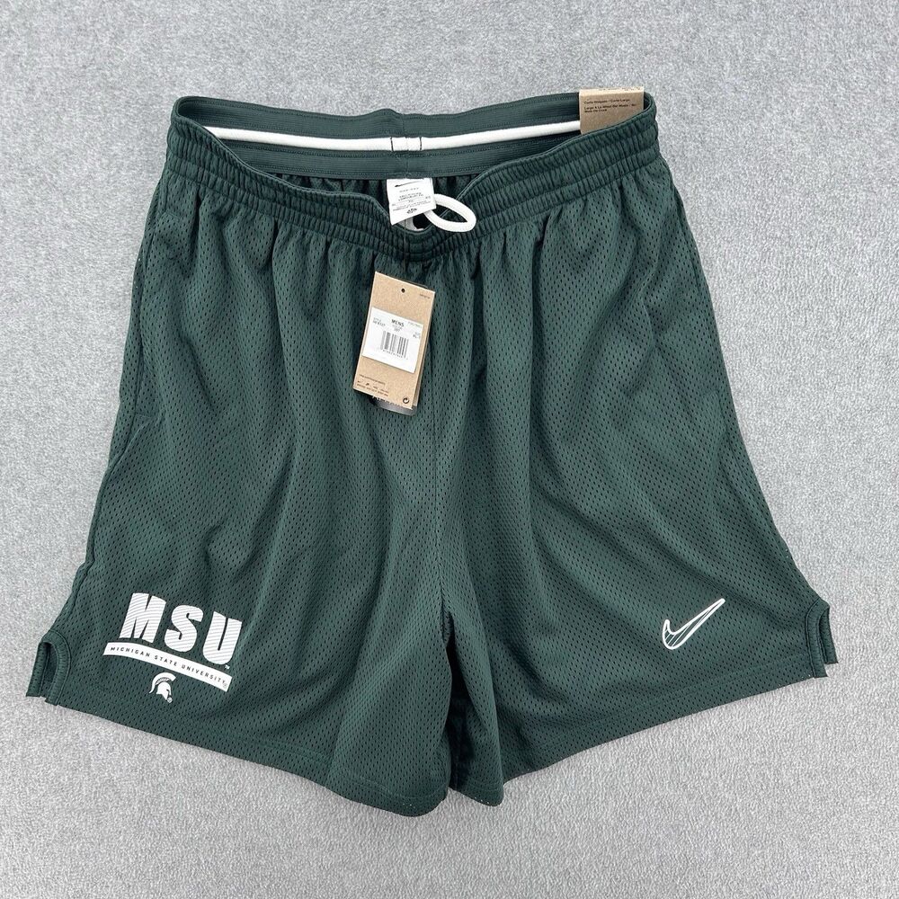Michigan State Spartans Nike Football Sideline Mesh Shorts PE NWT Mens XL